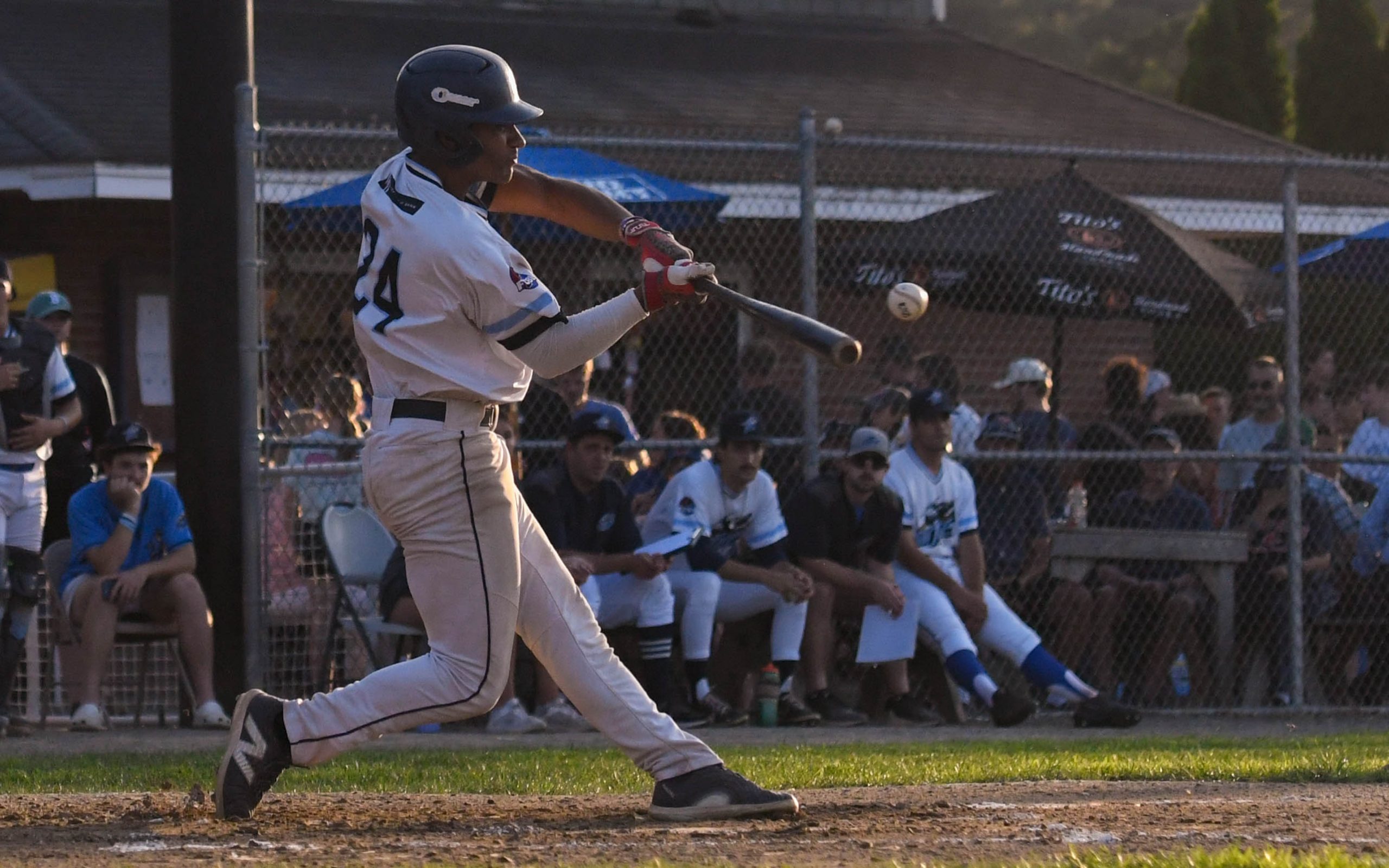 Josh Frometa adding to his hit total.