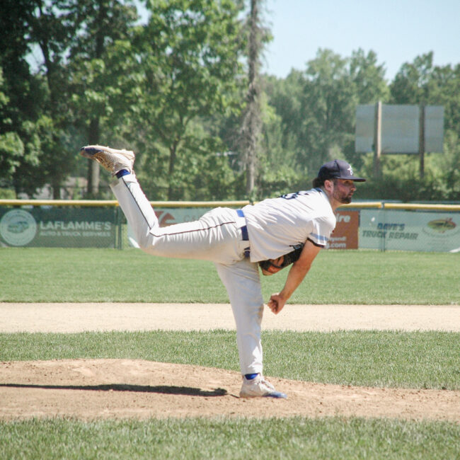 Tyler Dunlea pitching