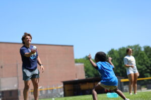 AIC and Starfires players took part in a youth clinic on July 17. Photos by Matt Deloria, Square One