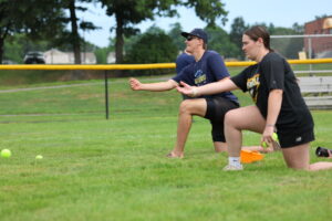 AIC and Starfires players took part in a youth clinic on July 17. Photos by Matt Deloria, Square One